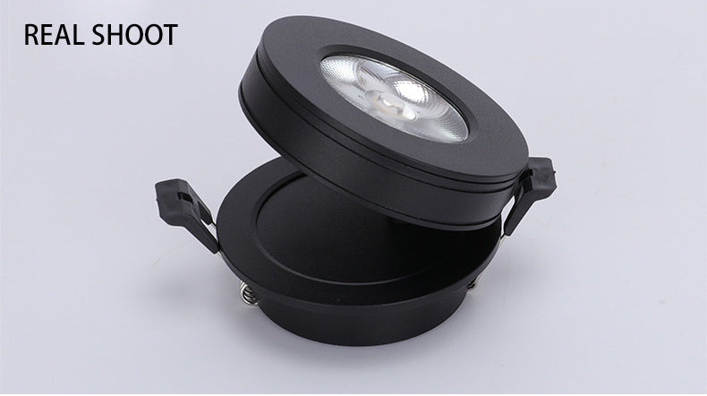 Dimmable COB LED Downlights Surface Mounted LED Ceiling Lamps 7W/10W/15W Foldable Indoor Background Spot lights