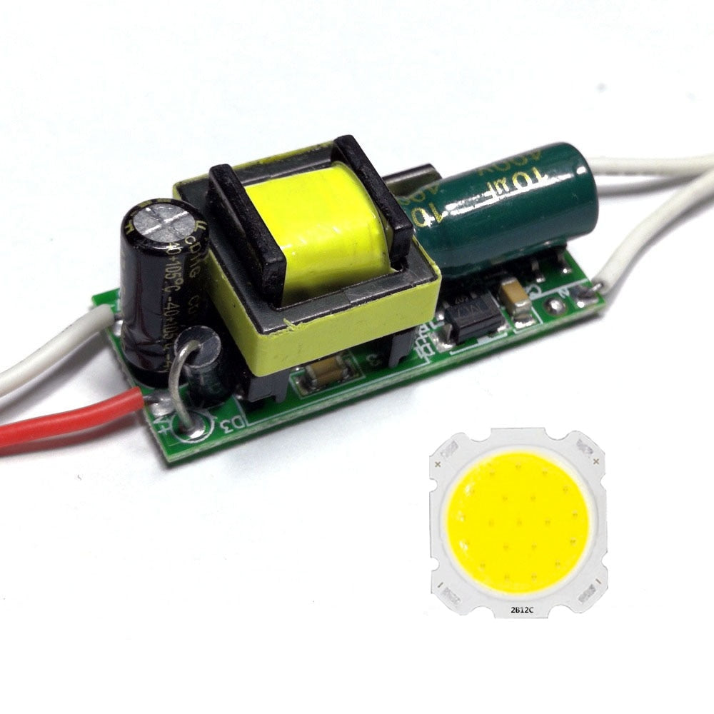 LED COB SMD With LED driver 10W Light Bulb On Aluminum plate For LED Light Lamp SpotLight Downlight Lamps For DIY Light Repair