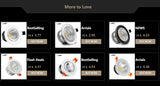 DBF LED Ceiling Lamp Dimmable COB LED Downlight 6W 9W 12W 15W LED Spot light Cold White/Natural White/Warm White AC85V-265V