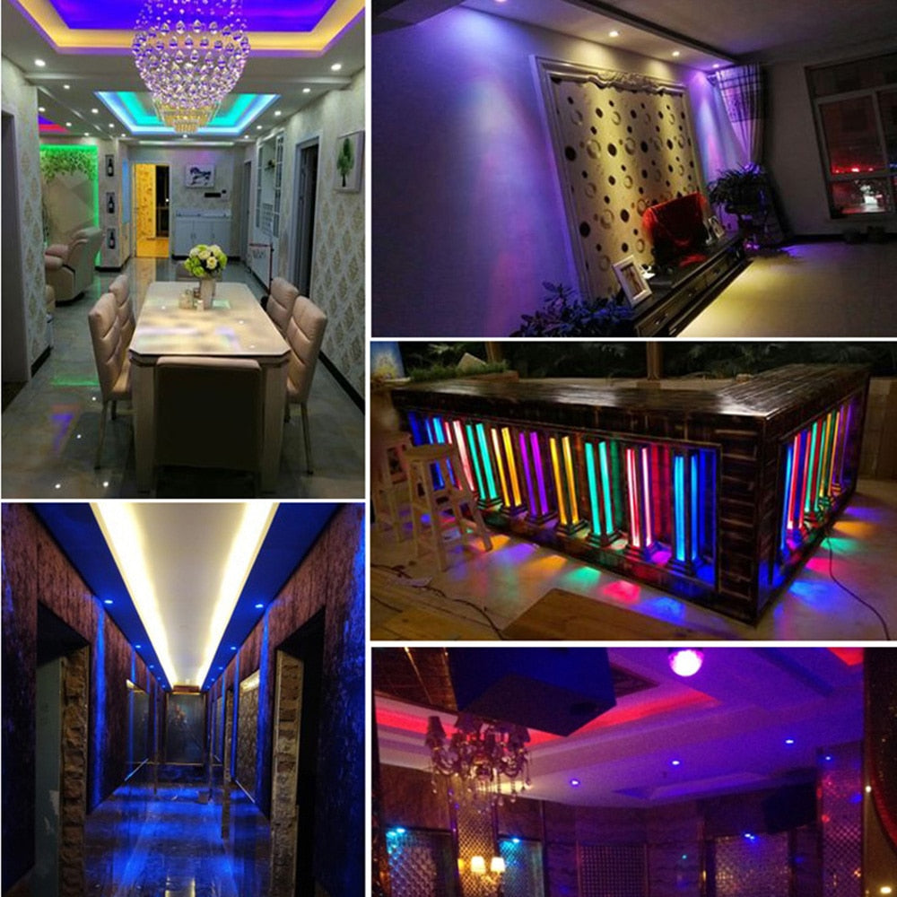 LED Downlight Recessed Ceiling Spotlight KTV Bar Party Stage Light RGB Spot Light 1W DC12V Corridor Cabinet Stair Light