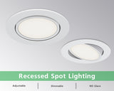 Lights Recessed Led Downlight Dimmable Spot Led Ceiling Lamp Aluminum Round Led Light 5W 7W 10W AC110V 220V For Living Room Lamp