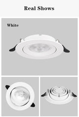 Ultra Thin LED Downlight 5W 10W 12W Recessed Round LED Ceiling Lamp 220V 110V LED Spot Lighting Bedroom Kitchen Indoor Lighting