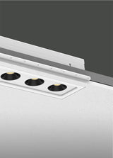 Aisilan led Grille Anti-glare Spot Light embedded downlight line lights Rectangle Ceiling Lamp 24W office Home Shop Decor