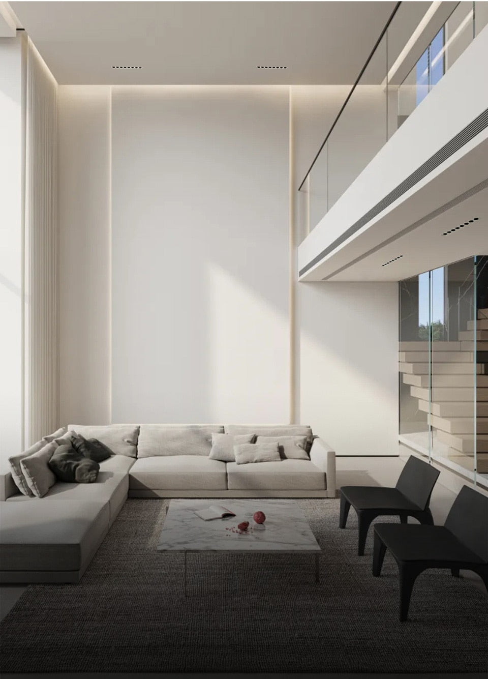 Aisilan led Grille Anti-glare Spot Light embedded downlight line lights Rectangle Ceiling Lamp 24W office Home Shop Decor