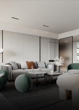 Aisilan led Grille Anti-glare Spot Light embedded downlight line lights Rectangle Ceiling Lamp 24W office Home Shop Decor