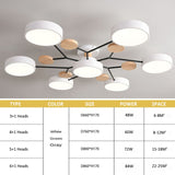 Modern living room LED ceiling lamp bedroom dining room lighting bathroom hotel chandelier factory direct sales