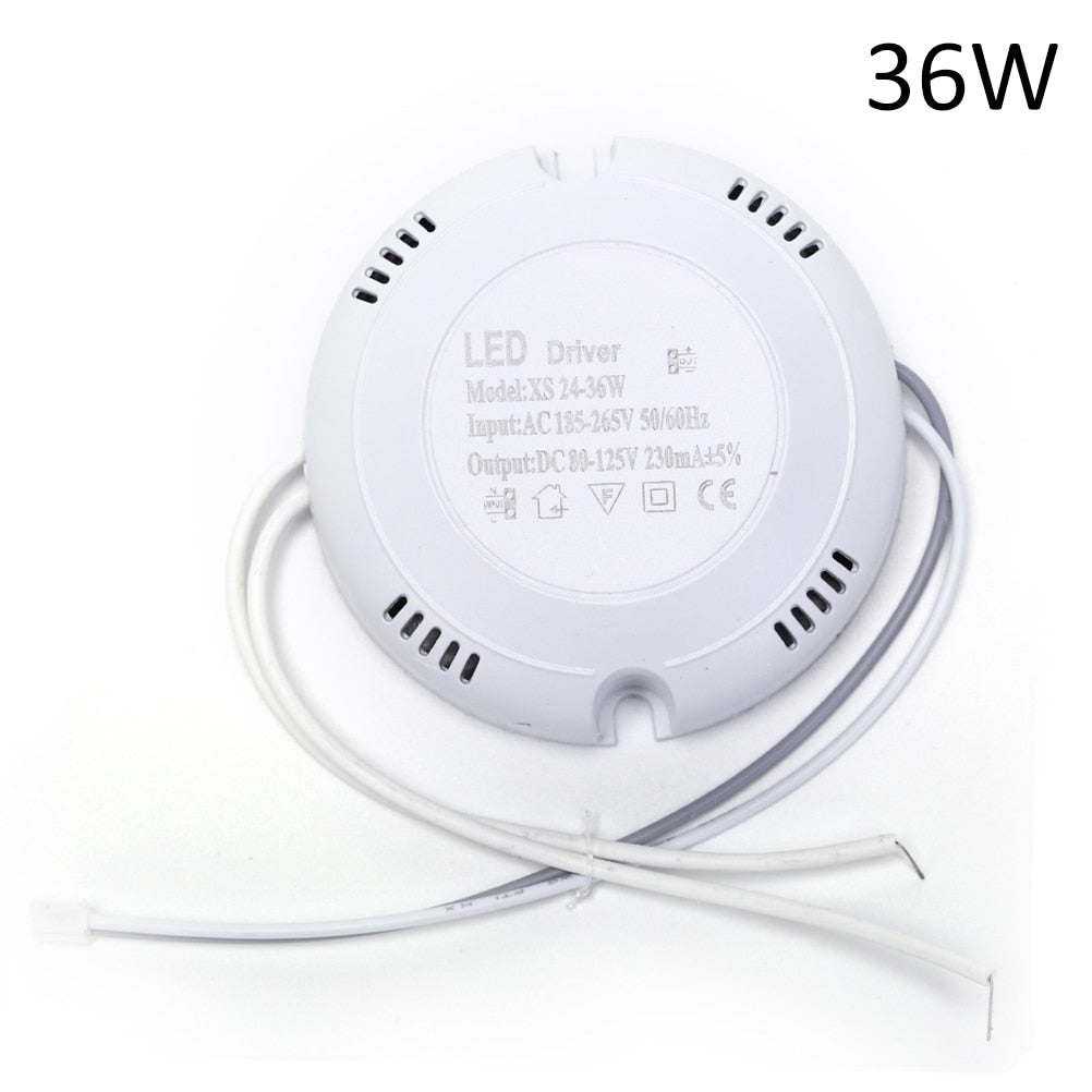 LED 24W 36w Driver,ceiling Driver,220v Round Driver Lighting Transform For LED Downlights, Lights