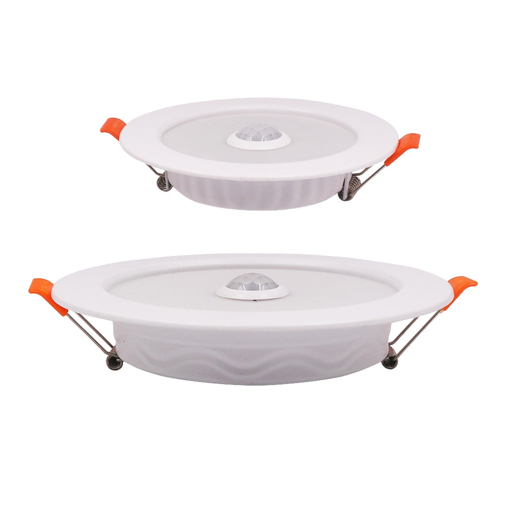 LED Downlights Smart Motion Sensor Ceiling Lamp 3W 5W 9W 18W Led Light Spot Downlight AC220V Recessed Spotlight Cold Warm White