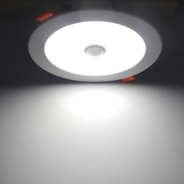 LED Downlights Smart Motion Sensor Ceiling Lamp 3W 5W 9W 18W Led Light Spot Downlight AC220V Recessed Spotlight Cold Warm White