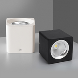 Square Surface Mounted Dimmable COB LED Downlights 7W 9W 12W 15W 20W LED Ceiling Lamp Spot Lights AC85 ~ 265V indoor lighting