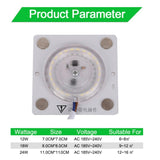 Ultra Bright Thin Led Light Source Module 12W 18W 24W 220v 240v For Ceiling Lamp Downlight Replace Accessory