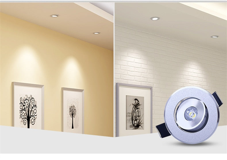 LED Ceiling Lamp 9W Down Lights RGB With Remote Recessed light Bulbs AC220V 3W Downlight Birthday party Colorful lights