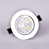 LED Ceiling Lamp 9W Down Lights RGB With Remote Recessed light Bulbs AC220V 3W Downlight Birthday party Colorful lights