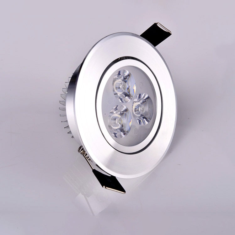 LED Ceiling Lamp 9W Down Lights RGB With Remote Recessed light Bulbs AC220V 3W Downlight Birthday party Colorful lights