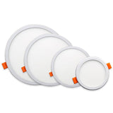 High Quality LED Panel Light Ultra Thin Recessed Downlights 6W 8W 15W 20W 220V Round Square Ceiling Lamp Warm/Cool White