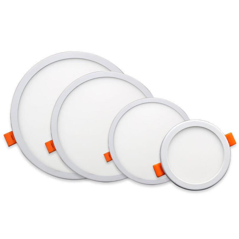 High Quality LED Panel Light Ultra Thin Recessed Downlights 6W 8W 15W 20W 220V Round Square Ceiling Lamp Warm/Cool White