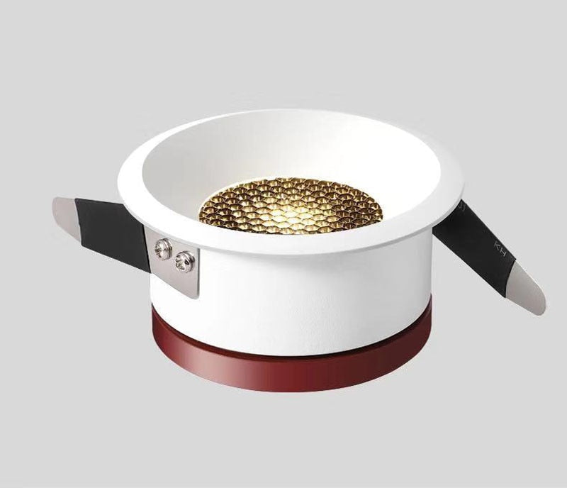 Dimmable  Anti Glare Spot light 110v 220v 5W 7W 9W 12W ceiling lamp Recessed led light LED Downlight for living room aisle light