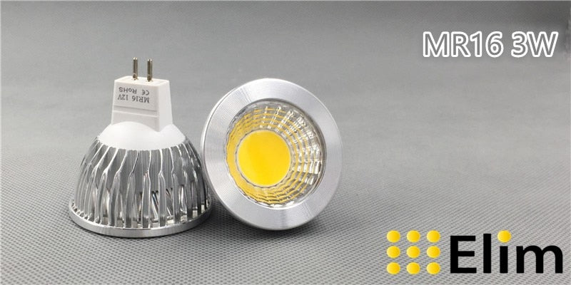 MR16 COB LED lamp 12v MR16  3W 5W 7W Warm White 2700K 3000K 4500k 6000k cool white Downlight  Spot Light Bulb Lamp