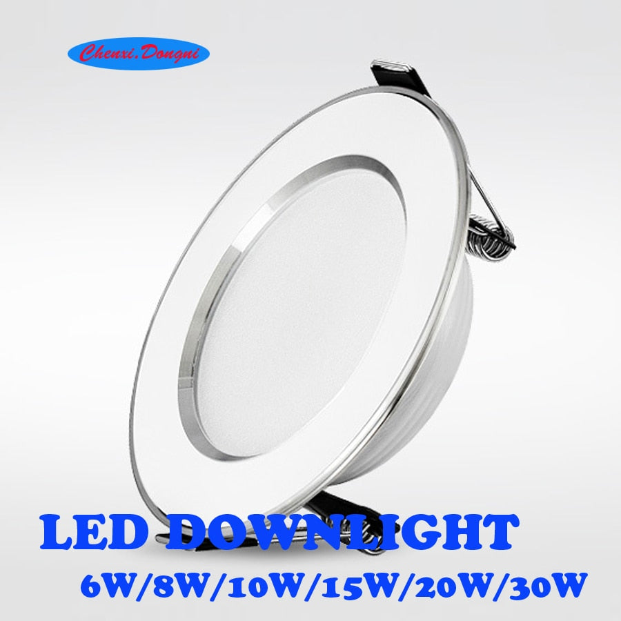 LED Downlights 6W 8W 10W 15W 20W 30W 220V LED Ceiling Downlight 2835 Lamps Led Ceiling Lamp Home Indoor Lighting