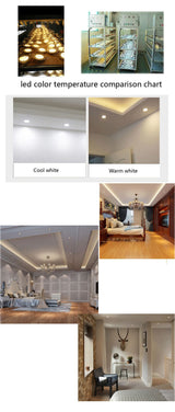 LED Downlights 6W 8W 10W 15W 20W 30W 220V LED Ceiling Downlight 2835 Lamps Led Ceiling Lamp Home Indoor Lighting