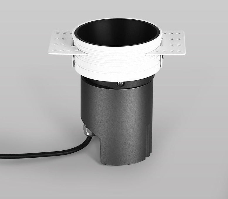 Modern LED recessed downlight frameless built-in spot lamp for living room corridor bedroom cutout size 78mm dimmable spot light