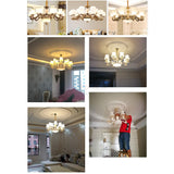 Drive free led pcb SMD2835  3W 32mm &10mm integrated ic driver Led Light Source For Chandelier crystal lamp Downlight Warm White