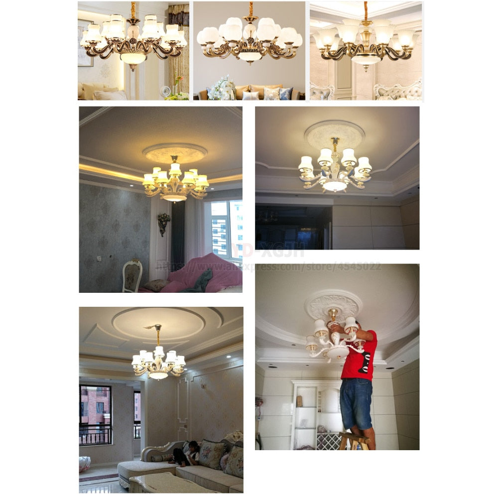 Drive free led pcb SMD2835  3W 32mm &amp;10mm integrated ic driver Led Light Source For Chandelier crystal lamp Downlight Warm White