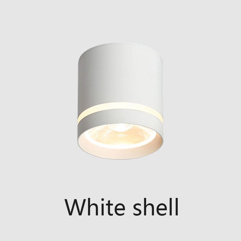 Tinlaibor NO open Fixtures Lighting Bedroom Foyer Bathroom Porch Led Dimmable Ceiling 9W 12W Cob Spot lights Downlight