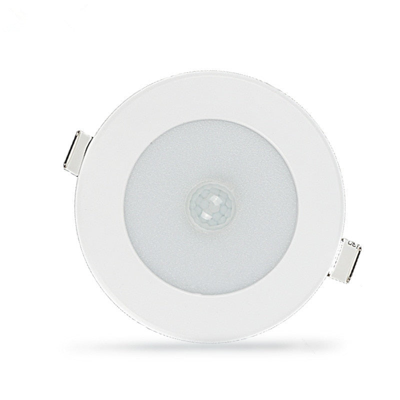 LED Recessed Ceiling Light 6W/9W/12W  no flicker PIR Motion Sensor LED Downlight light  AC 200-240V