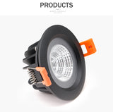 IP65 Waterproof Led Downlight Recessed Ceiling Downlight COB Led Spot Lamp For Bathroom Living Room Toilet Balcony Lighting