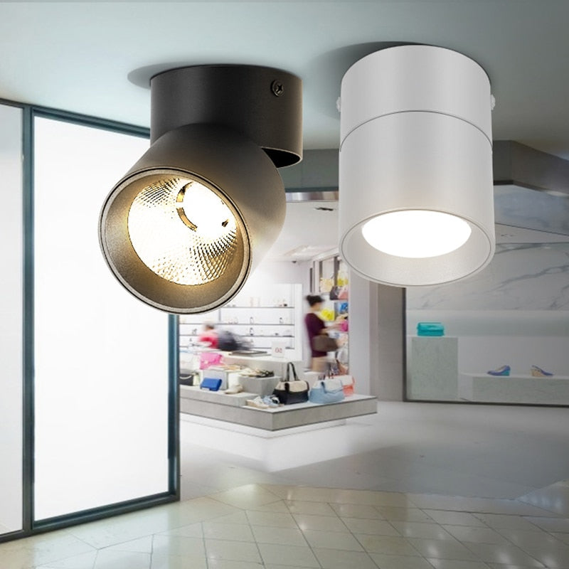 Adjustable LED Spotlights 7W 10W 15W Led Spot Light Lamp Ceiling Spots Track Lights Lighting Spotlight for Home Kitchen Bedroom