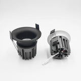 Dimmable Narrow Border Anti-glare Recessed COB LED Downlights AC85-265V 7W 10W 12W 15W LED Ceiling Lamps Hotel Villa Lighting