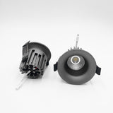 Dimmable Narrow Border Anti-glare Recessed COB LED Downlights AC85-265V 7W 10W 12W 15W LED Ceiling Lamps Hotel Villa Lighting