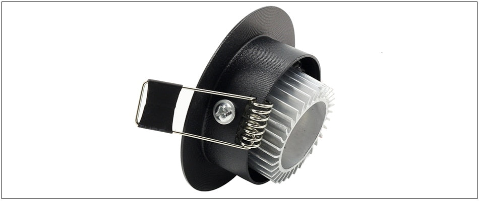 LEDIARY 110V-220V LED Spot Downlights 3W 55mm Hole White/Silver/Black Indoor Living Room Down Lights led Ceiling Recessed Lamp