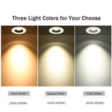 2020 dimmable anti-glare LED recessed downlight 5W 7W 12W ceiling spotlight AC 110V/220V angle adjustable square spotlight