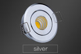 LED Downlight Dimmable COB Mini Led Spot 5W AC 85-265V LED Downlight Satin Nickel Miniature Indoor Outdoor Ceiling Spot