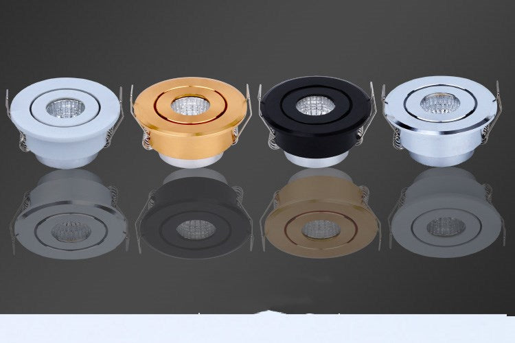 LED Downlight Dimmable COB Mini Led Spot 5W AC 85-265V LED Downlight Satin Nickel Miniature Indoor Outdoor Ceiling Spot