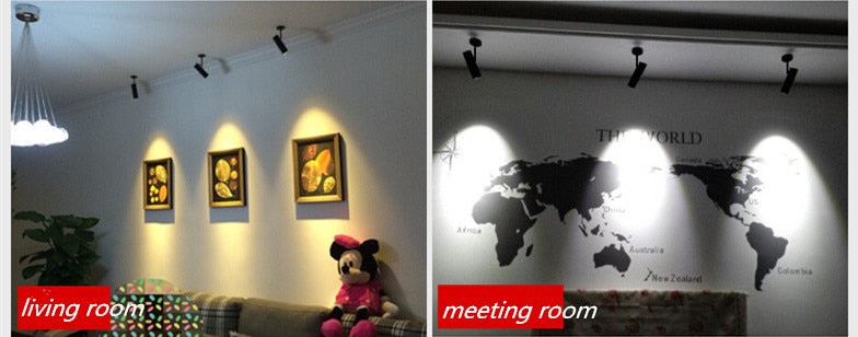 Led wall lamp COB LED Downlights 5w 7w 9w Surface Mounted LED Ceiling Lamps Spot Light Rotation