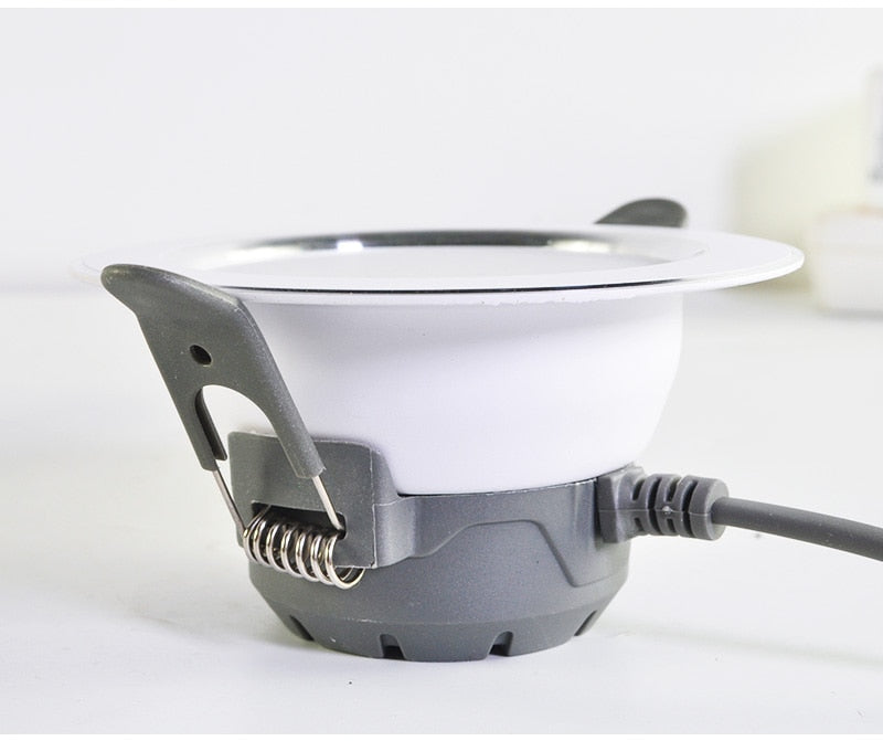 Kaguyahime 10pcs Downlight 5w 3w LED Spot Light 3000k 4500K 6000K Indoor Recessed Lamp AC 220V LED Spotlight Gold Silver Surface