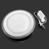 LED Downlight 6W 9W 12W 18W Round/Square Glass Recessed LED Panel Light Spot Ceiling Down Light Warm/Natural/Cold White+Driver