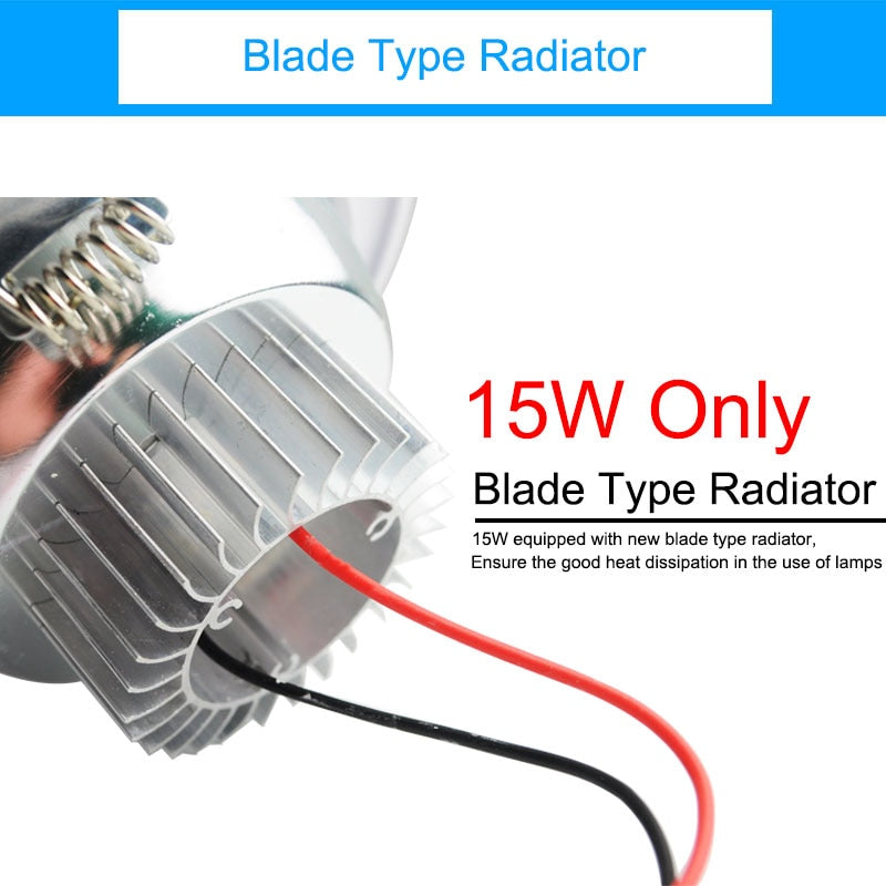 GreenEye AC85~265V High Power LED Downlights Ceiling Lamp SMD5730 5W 10W 15W 110V 220V LED Lamp LED Down Light Spot Light Bright