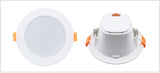 LEDIARY Intelligent LED Downlights Radar Sensor 75mm Cut Hole 110-220V 5W 7W 9W Recessed Ceiling Lamp For Garage Corridor Toilet
