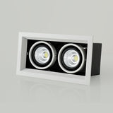 Square Dimmable Recessed COB LED Downlights 10W 20W 30W LED Ceiling Lamps AC85-265V LED Ceiling Spot Lights Indoor Lighting