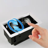 Square Dimmable Recessed COB LED Downlights 10W 20W 30W LED Ceiling Lamps AC85-265V LED Ceiling Spot Lights Indoor Lighting