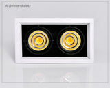 Square Dimmable Recessed COB LED Downlights 10W 20W 30W LED Ceiling Lamps AC85-265V LED Ceiling Spot Lights Indoor Lighting