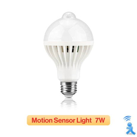 AC 85-265V Smart Sound/ PIR Motion Sensor Bombillas LED Bulb E27 3W 5W 7W 9W 12W Induction lamp Stair Hallway light