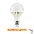 AC 85-265V Smart Sound/ PIR Motion Sensor Bombillas LED Bulb E27 3W 5W 7W 9W 12W Induction lamp Stair Hallway light