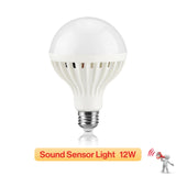 AC 85-265V Smart Sound/ PIR Motion Sensor Bombillas LED Bulb E27 3W 5W 7W 9W 12W Induction lamp Stair Hallway light