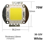 LED 10/20/30/50/70/100W DC 12V 36V COB module LED Chip Diodes Lamp Bulb for outdoor focus Spotlight Garden Integrated Light Beads