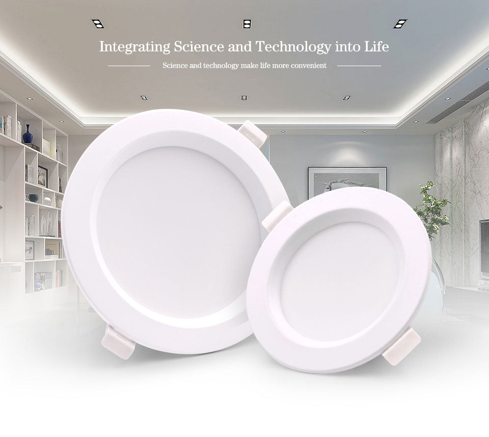 6pcs/12pcs LED downlight ceiling light AC 220V 5W 7W 12W 18W Lamp Recessed warm white / cool white Bulb Bedroom Kitchen indoor